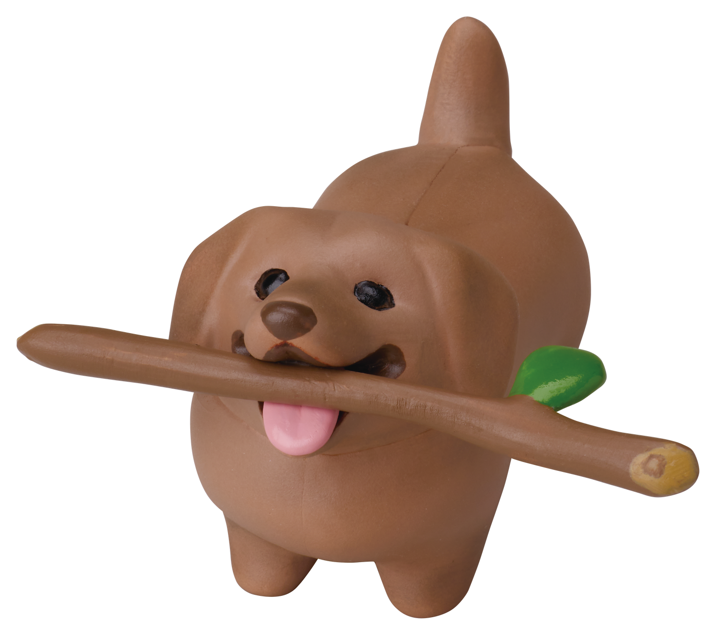 いい感じの棒をゲットした犬