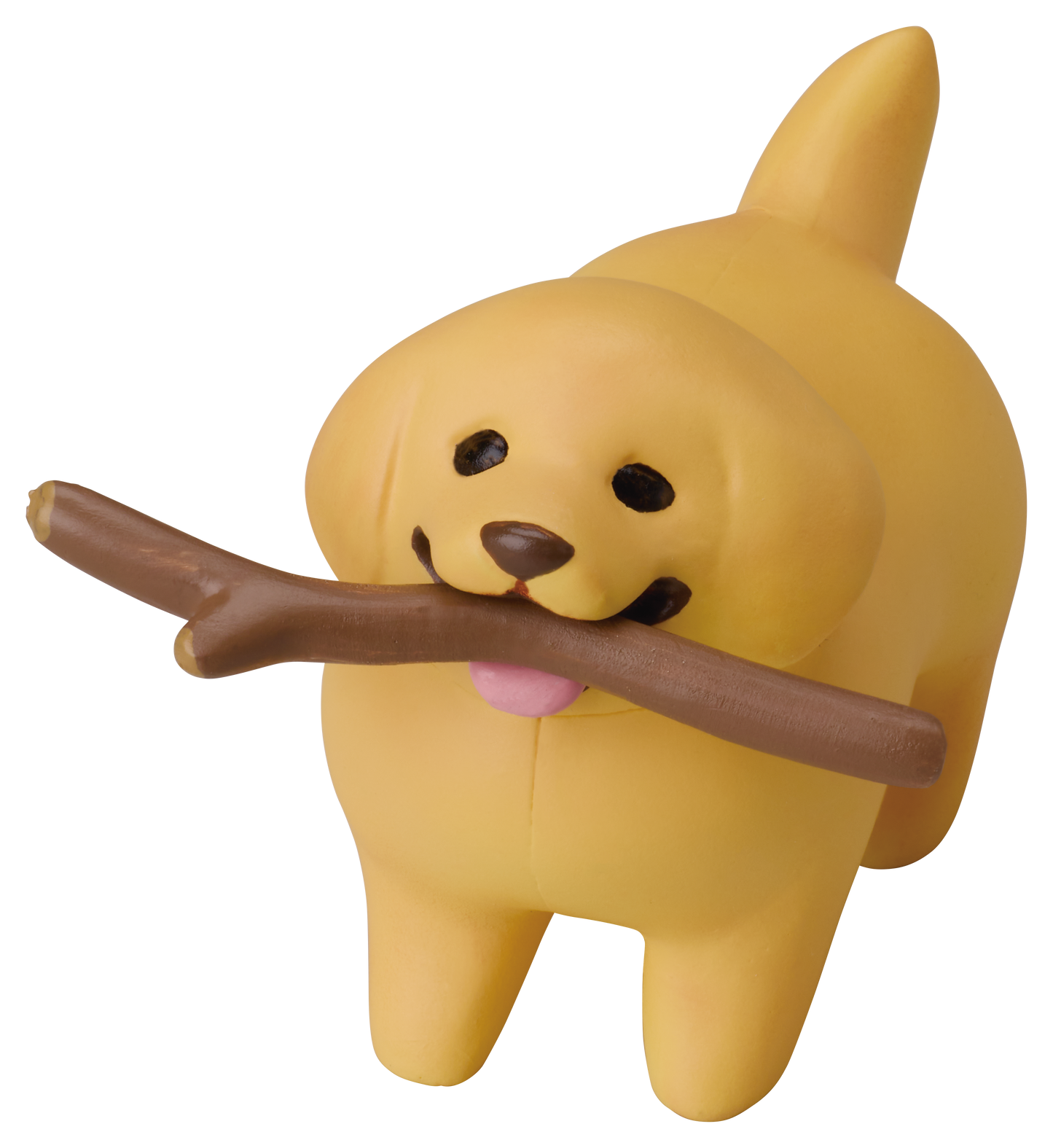 いい感じの棒をゲットした犬