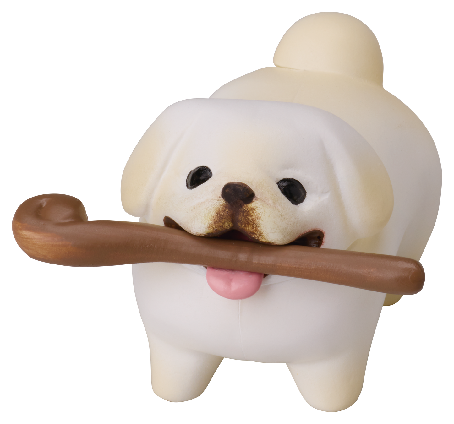 いい感じの棒をゲットした犬