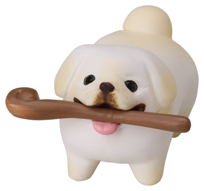 いい感じの棒をゲットした犬