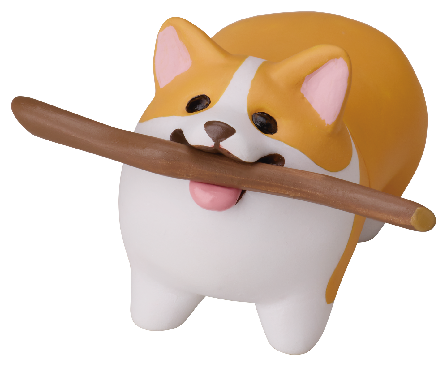 いい感じの棒をゲットした犬